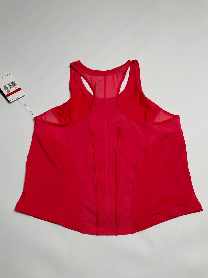 Débardeur Nike Femme Rouge Panneaux Mesh