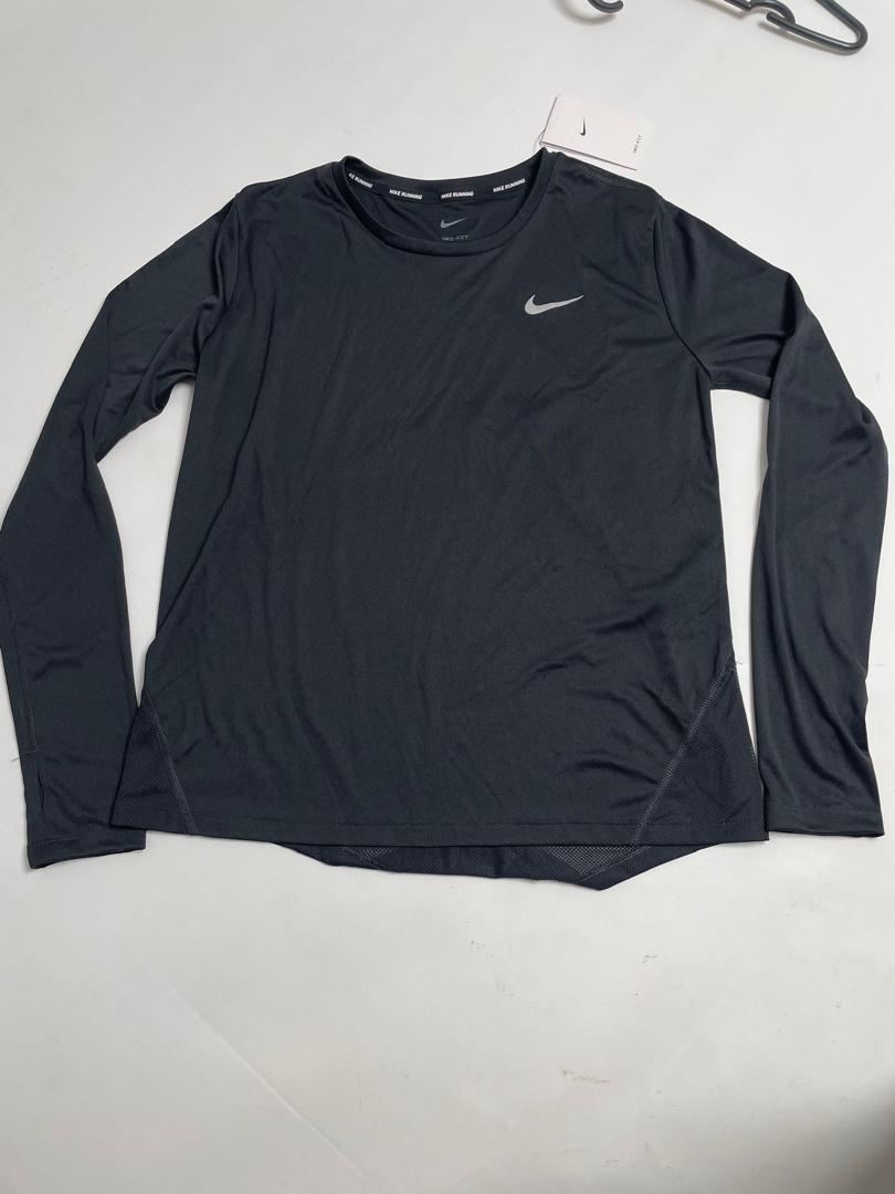 T-shirt Nike Femme Manches Longues Noir Ventilation Mesh