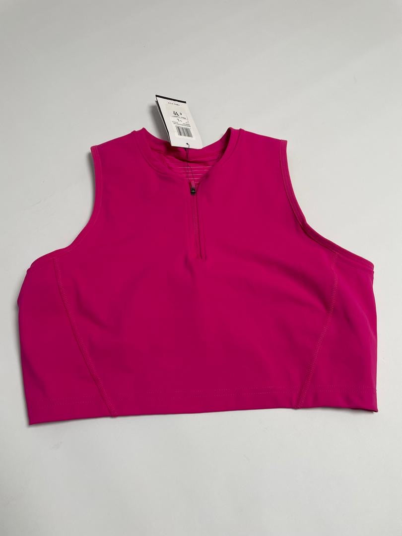 Crop Top Nike Femme Rose Fuchsia