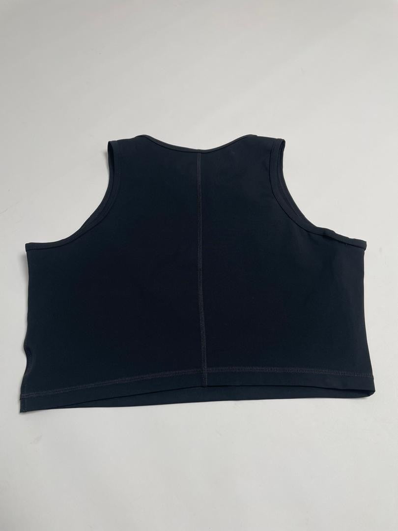 Crop Top Fenty Femme Noir avec Zip au Dos