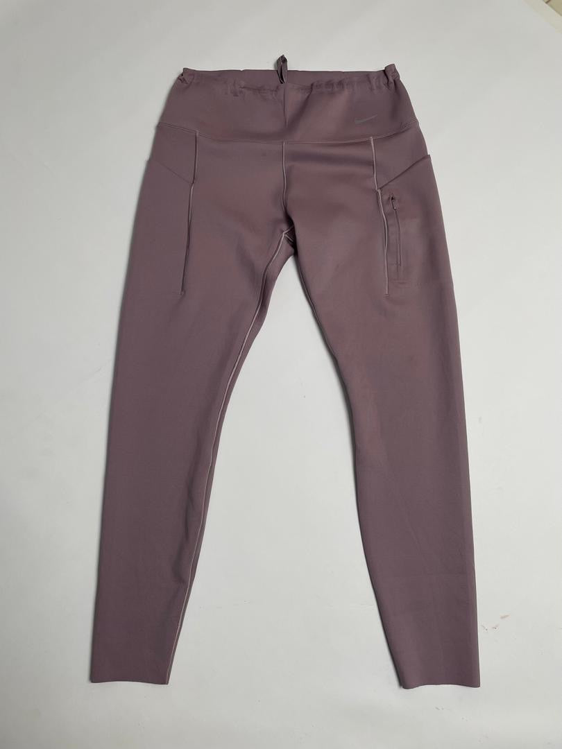 Legging Nike Go Femme Mauve Taupe avec Poches
