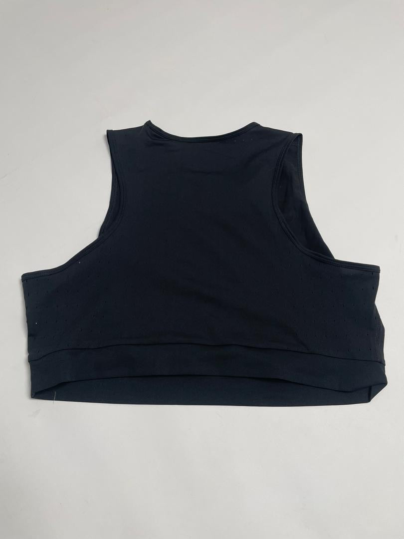 Haut Nike Aeroswift Femme Noire Logo Épaules