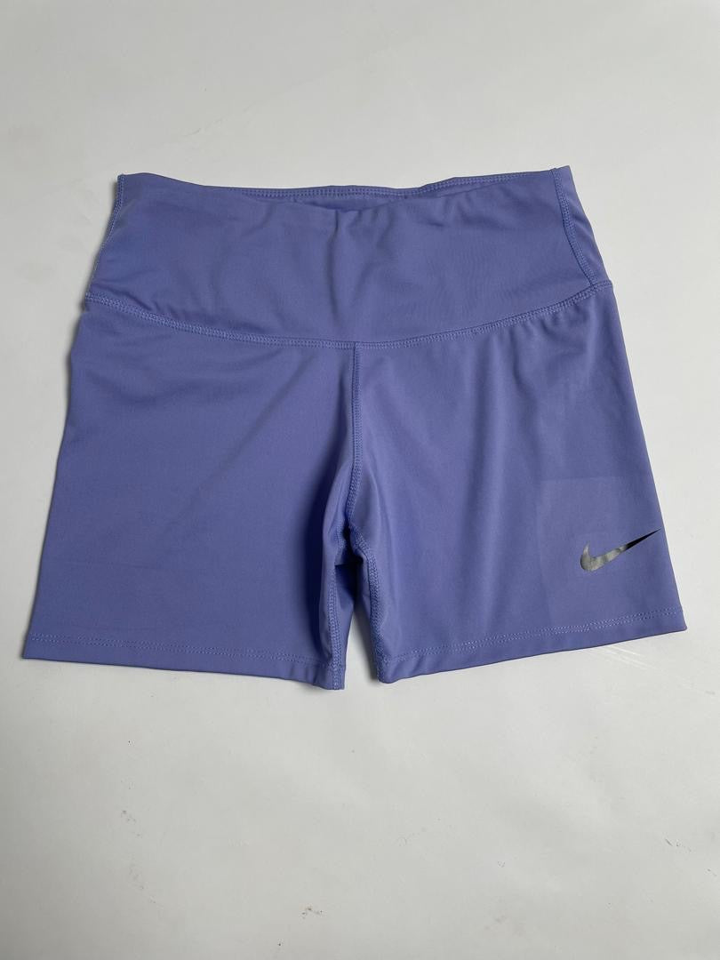 Short Nike Femme Bleu Lavande Taille Haute