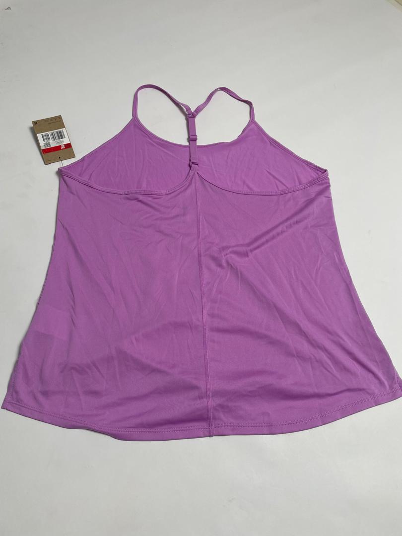 Débardeur Nike Femme Violet Bretelles Fines