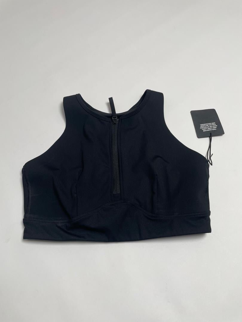 Crop Top Fenty Femme Noir avec Zip au Dos