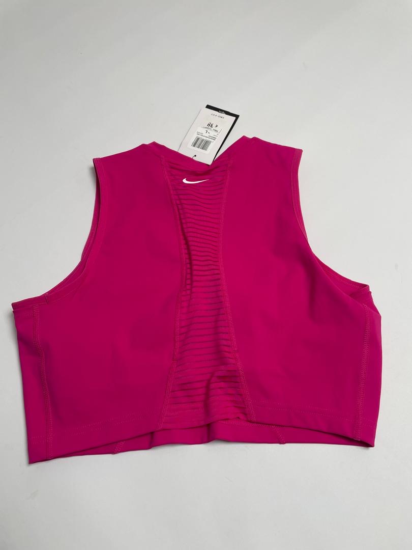 Crop Top Nike Femme Rose Fuchsia