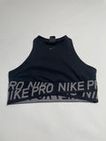 Haut Nike Pro Femme Noire Bandes croisées