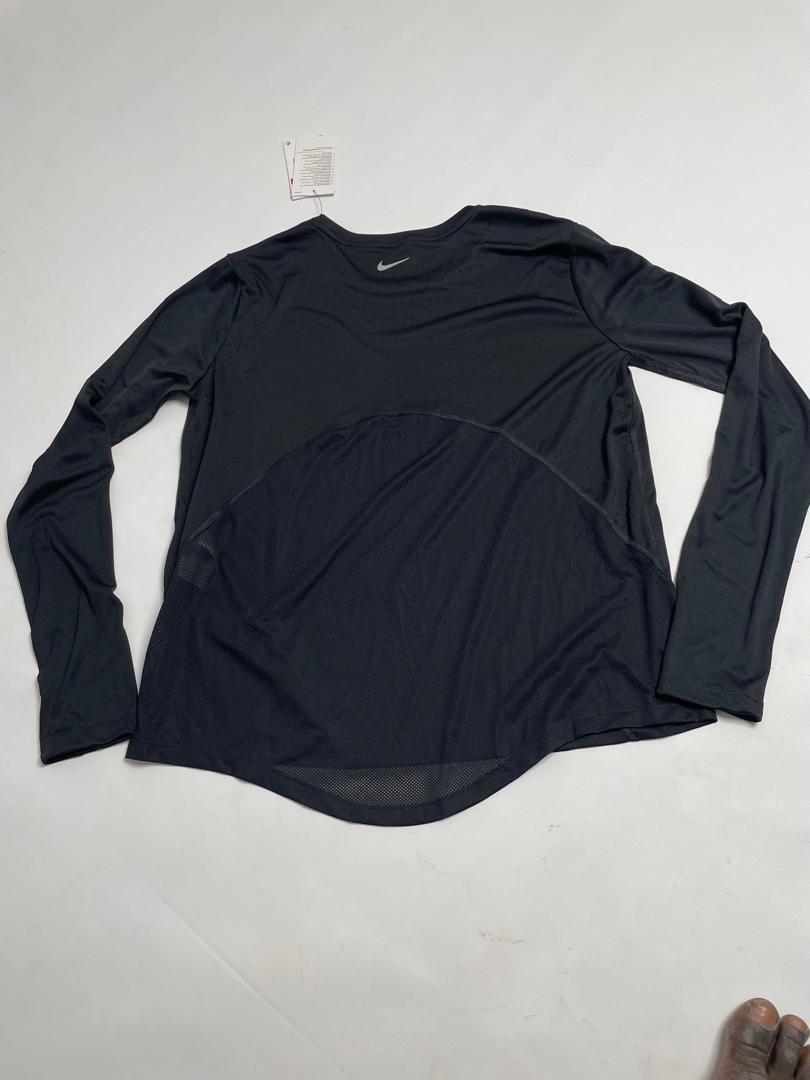 T-shirt Nike Femme Manches Longues Noir Ventilation Mesh