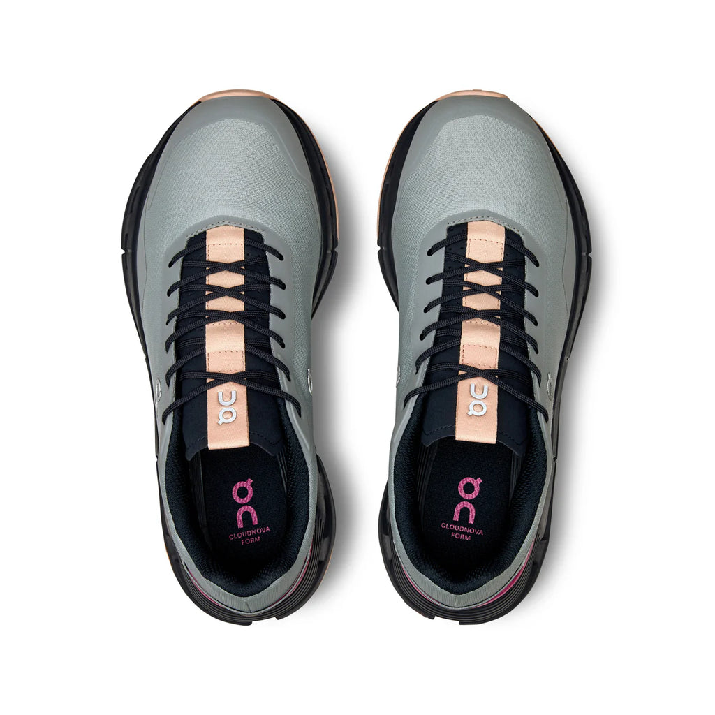 On Running Cloudnova Form - Chaussures Running Femme Gris/Rose