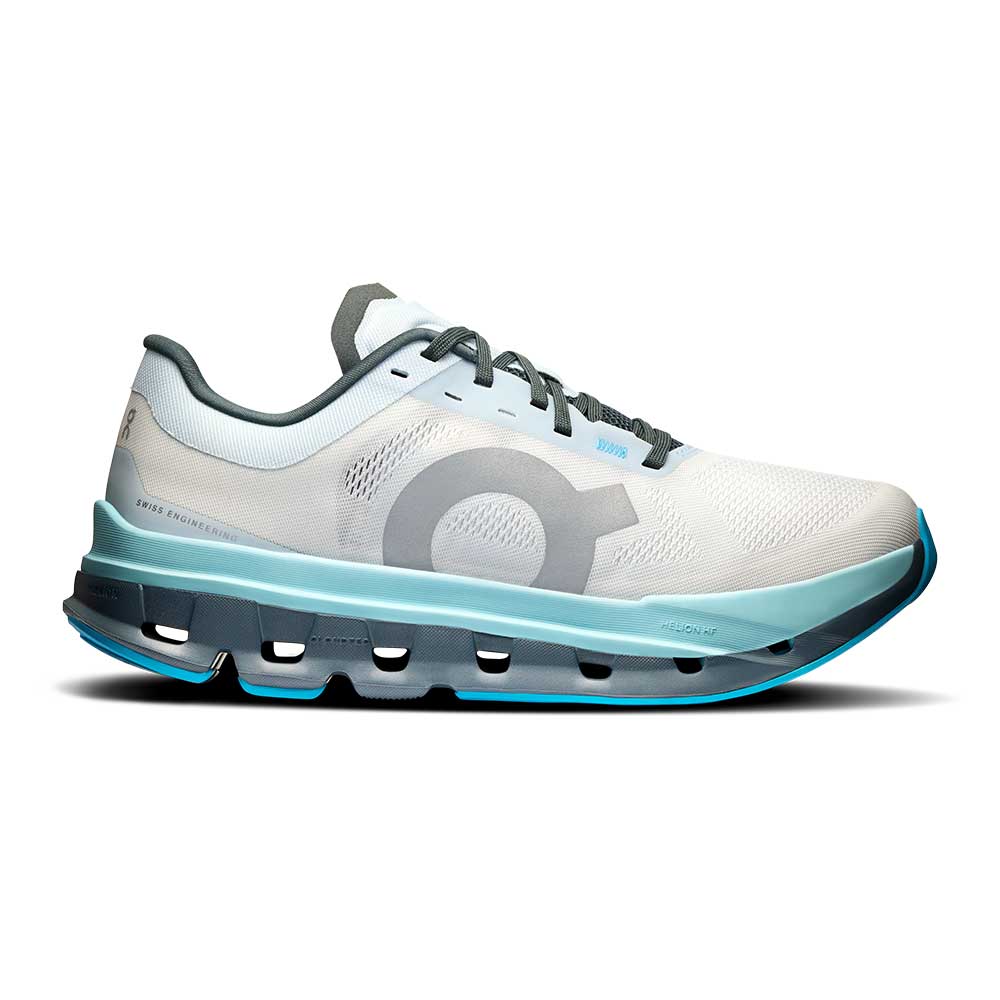 On Running Cloudflow - Chaussures Running Femme Blanc/Turquoise