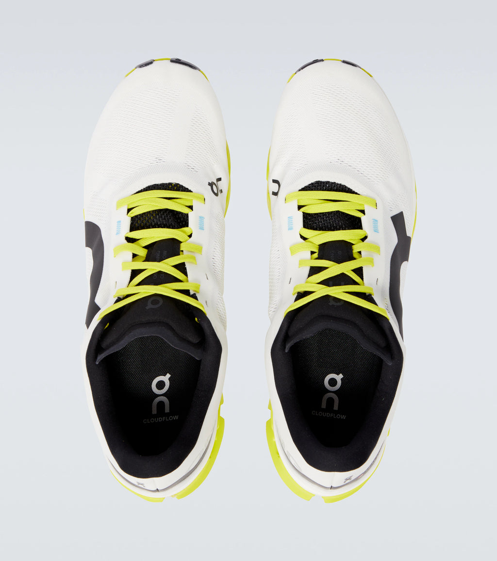 On Running Cloudmonster - Chaussures Running Femme Blanc/Jaune Fluo