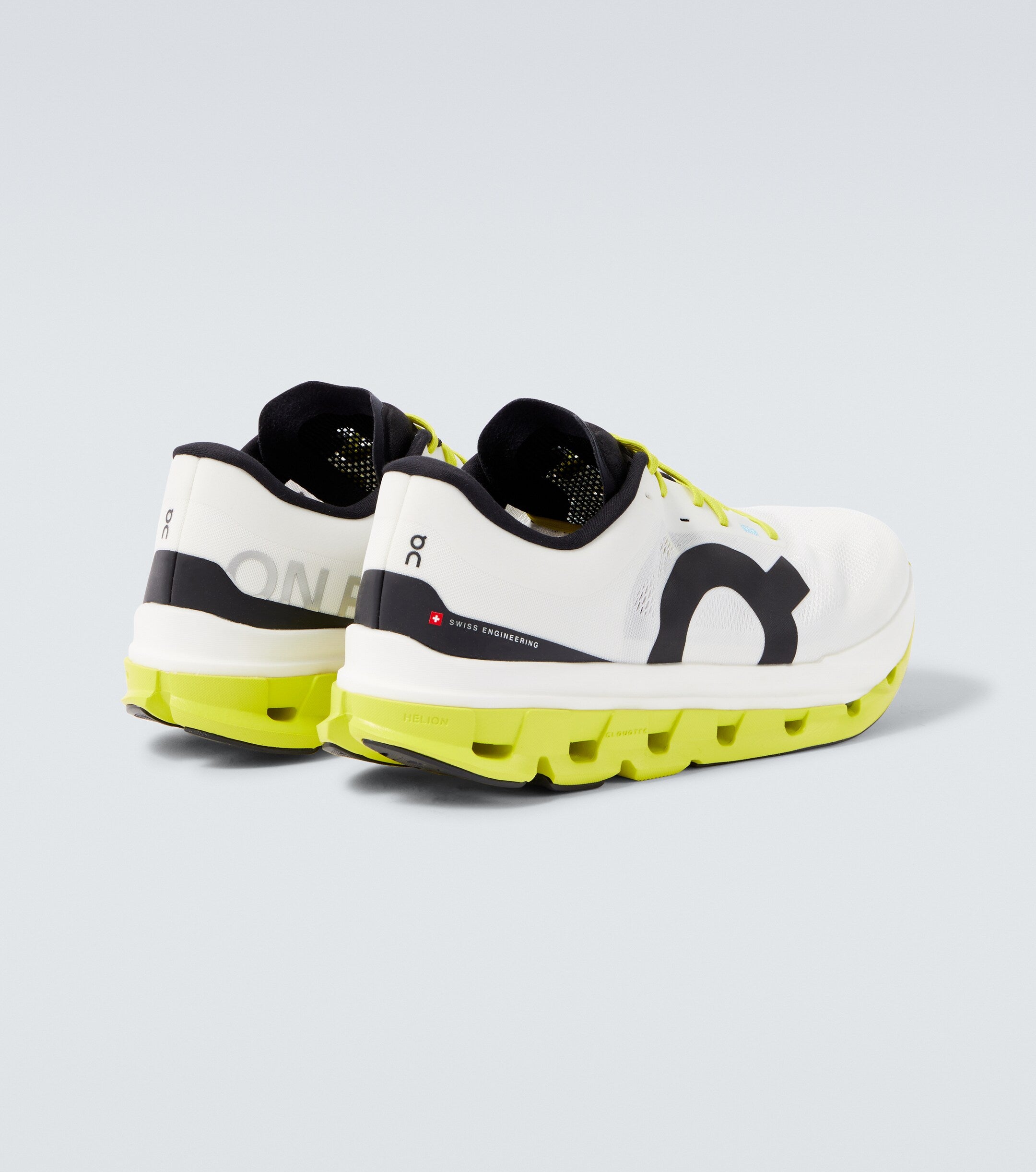 On Running Cloudmonster - Chaussures Running Femme Blanc/Jaune Fluo