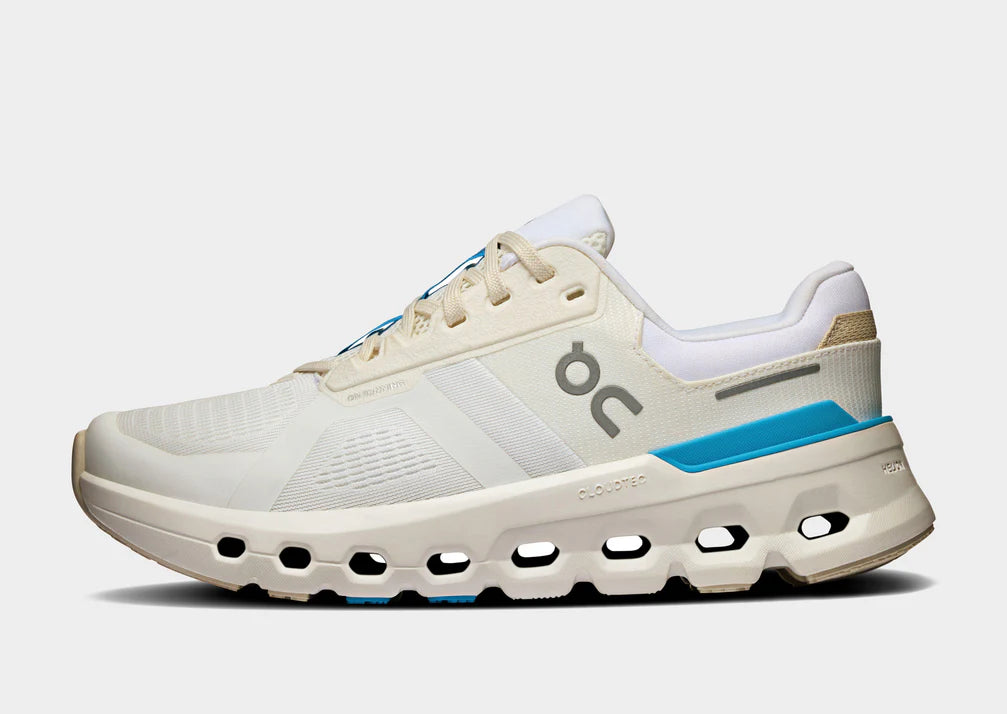 On Running Cloudrunner - Chaussures Running Femme Blanc/Turquoise