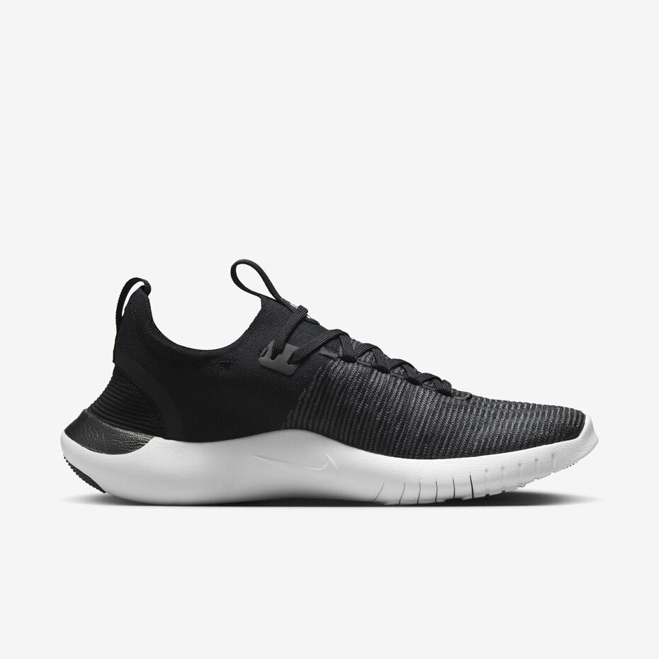 Nike Free Run Flyknit - Chaussures Running Femme Noir/Blanc