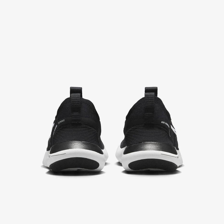Nike Free Run Flyknit - Chaussures Running Femme Noir/Blanc