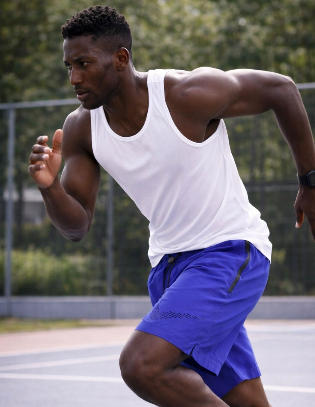Nike Flex Stride - Short Running Homme Bleu Royal