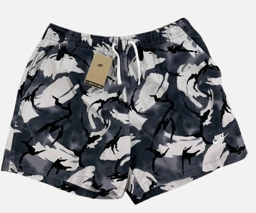 Nike Sportswear Camo - Short Homme Camouflage Gris