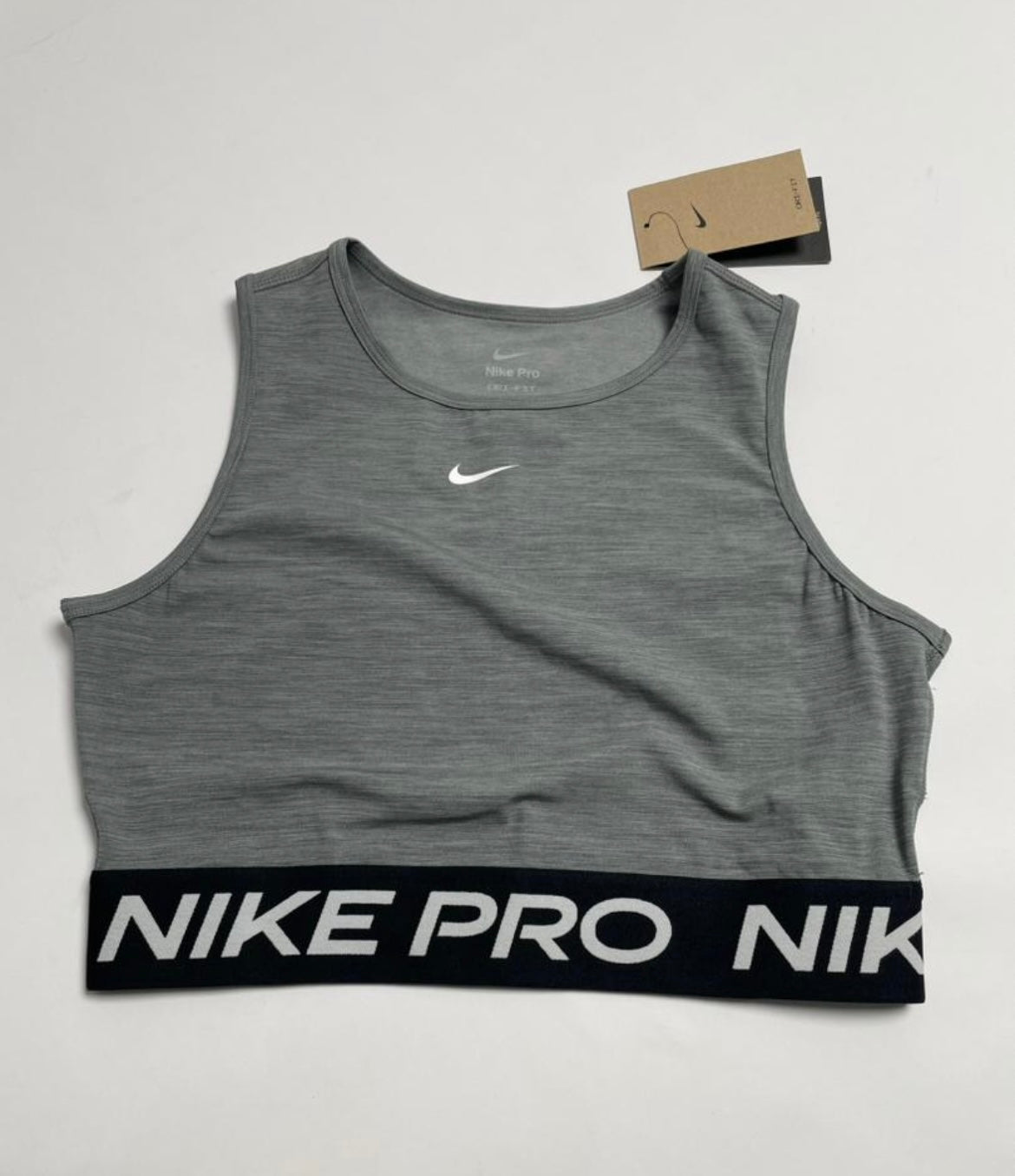 Brassière Nike Pro - Gris Chiné