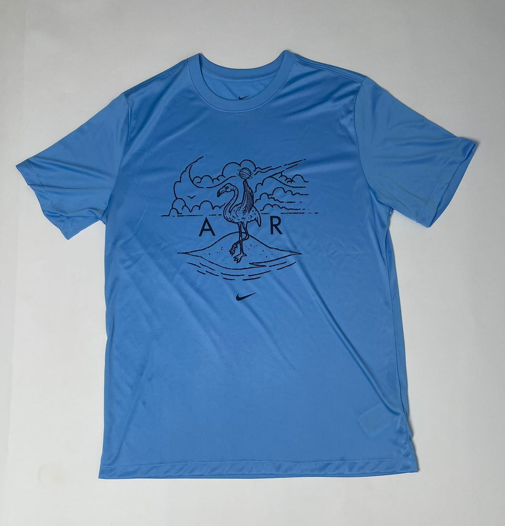 T-shirt Nike AIR Homme Bleu Graphique