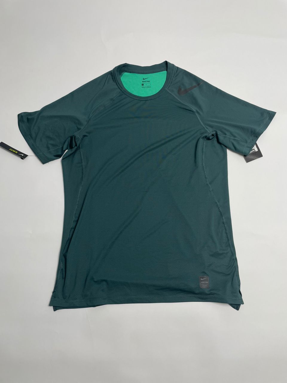 T-shirt Nike Pro Homme Vert Pétrole Compression
