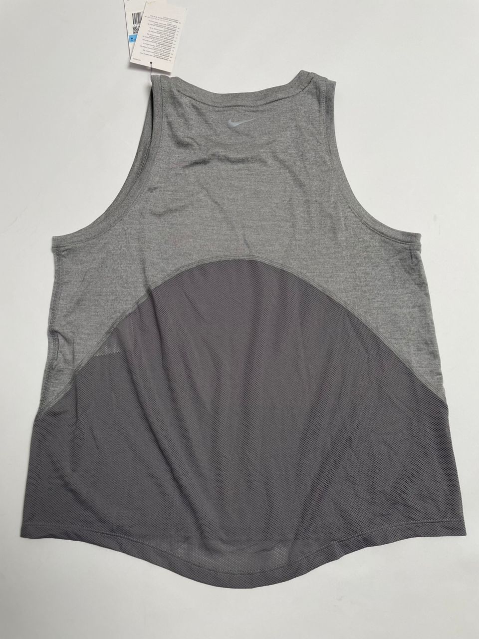 Débardeur de Sport Nike Gris Chiné Mesh - Femme