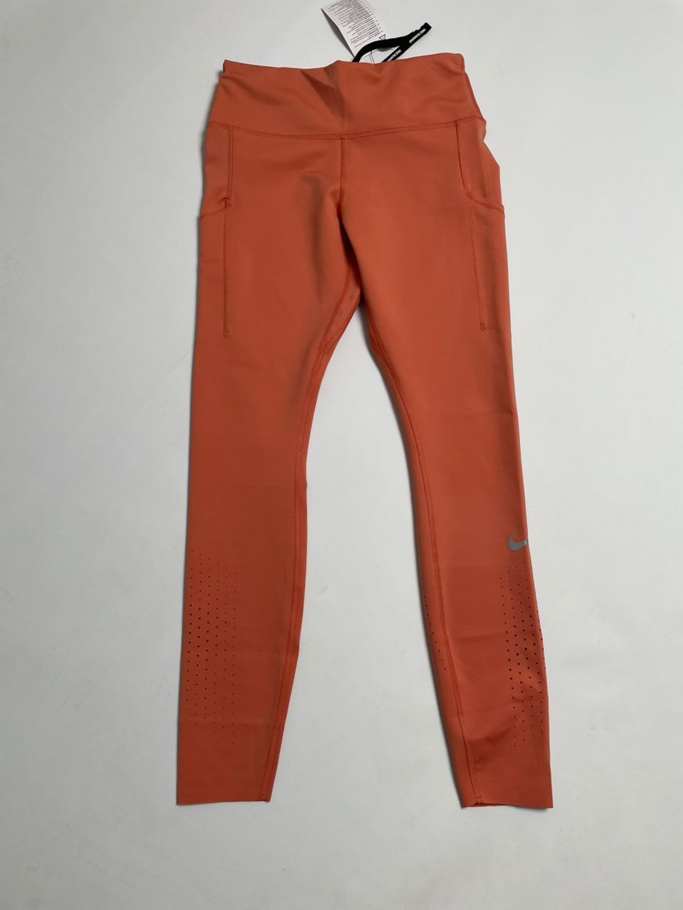 Legging Sport Femme - Orange Terracotta avec Poches
