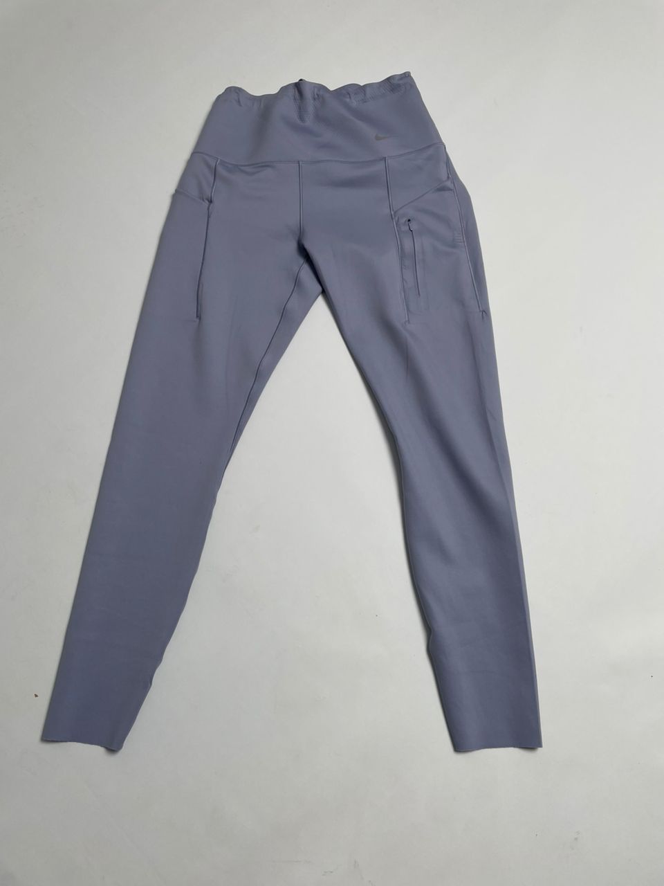Legging Sport Femme - Bleu-Gris avec Poches Zippées