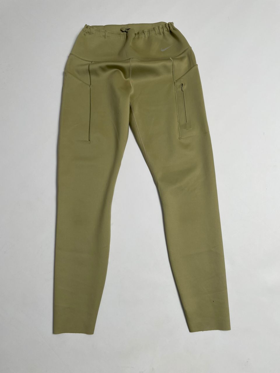 Legging Sport Nike - Vert Kaki Beige avec Poches Zippées