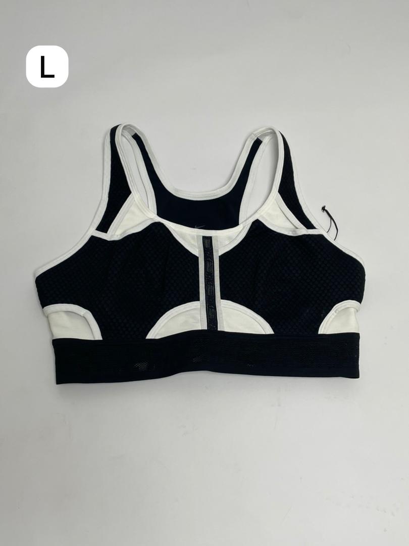 Brassière de Sport Nike Zip Frontal Femme - Taille L