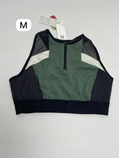 Brassière de Sport Demi-Zip Femme - Taille M