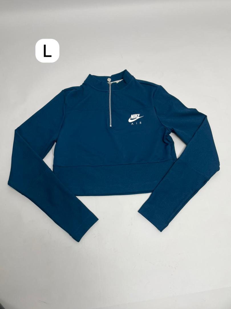 Haut Nike Air Femme - Bleu Crop Top