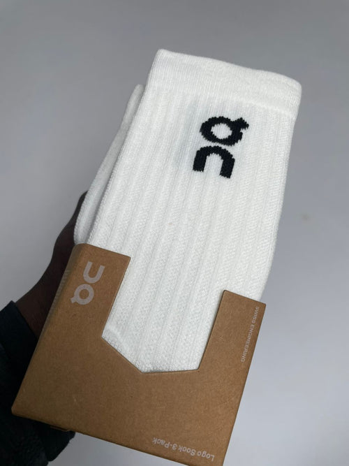 Chaussettes 3 paires On Running High Sock - Long Sport & Gym