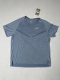 T-shirt Nike Running Homme Bleu Gris Mesh Technique