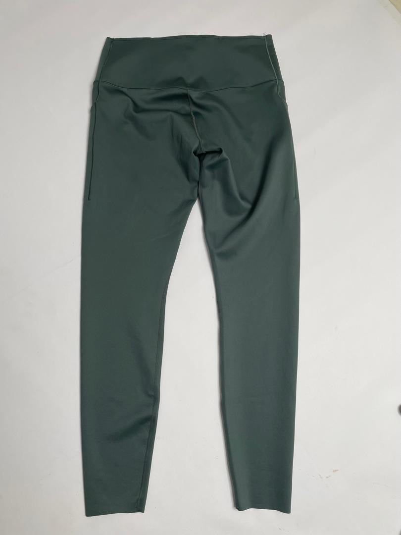 Legging Nike Femme Vert Forêt Sapin avec Poches Zippées