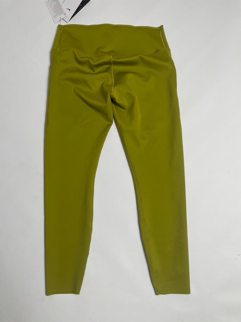 Legging Nike Femme Vert Olive Chartreuse avec Poches Zippées