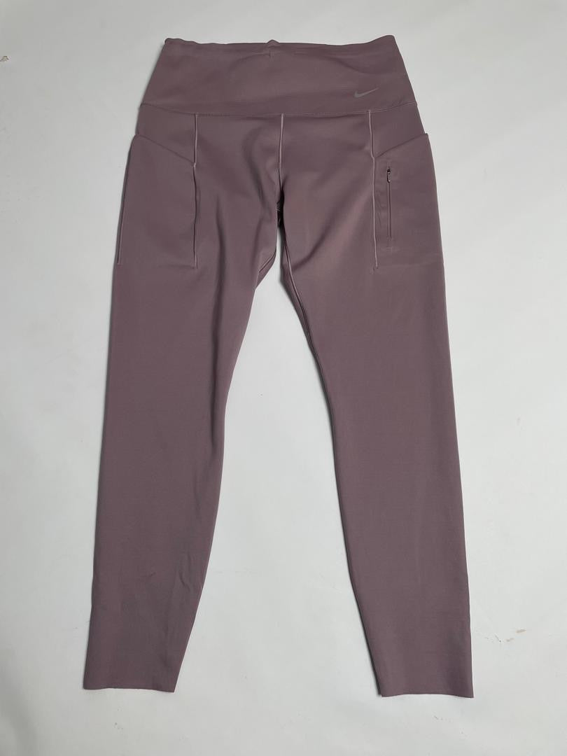 Legging Nike Femme Taupe Mauve avec Poches