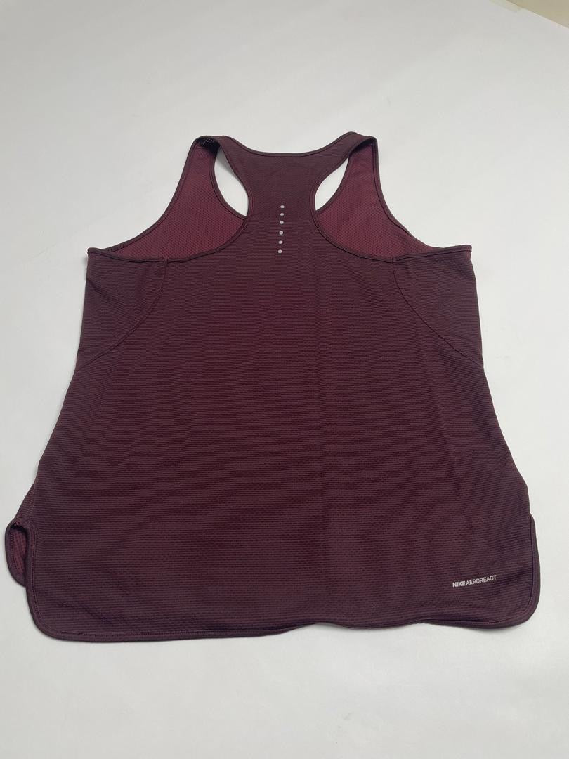 Débardeur Nike Femme Bordeaux Dos Nageur