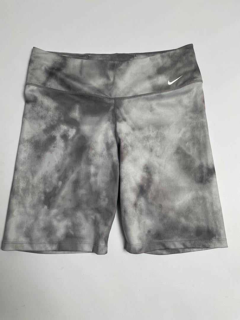 Short Nike Femme Tie-Dye Gris Taille Haute