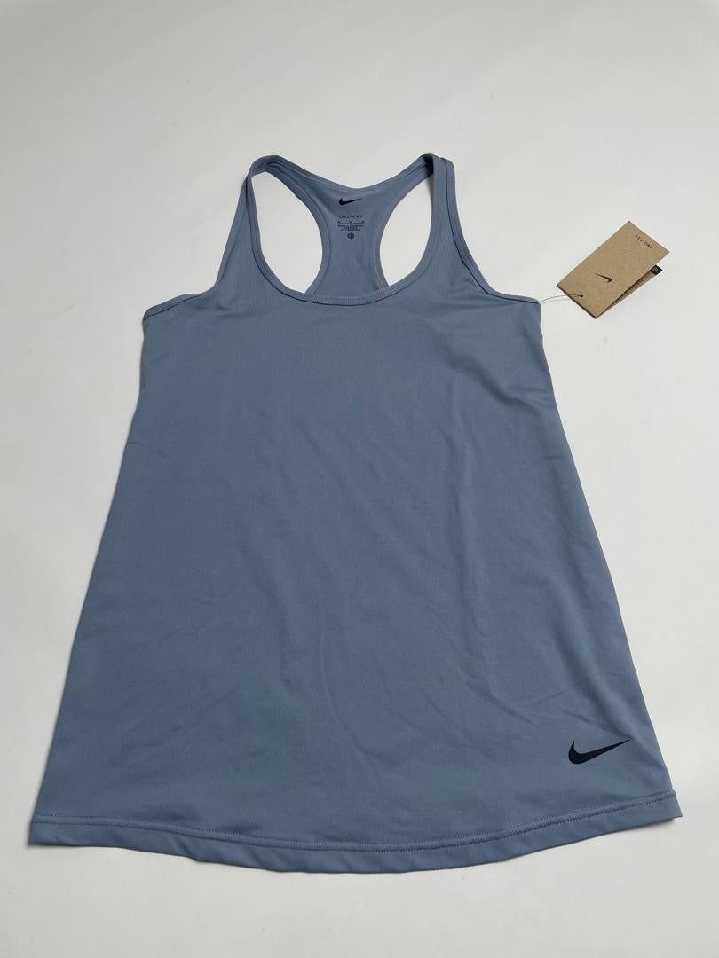 Débardeur Nike Femme Bleu Gris Dos Nageur