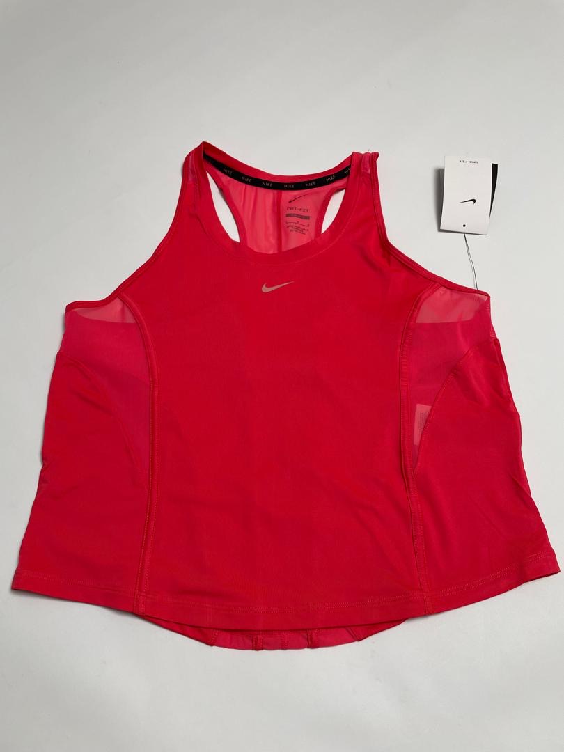 Débardeur Nike Femme Rouge Panneaux Mesh