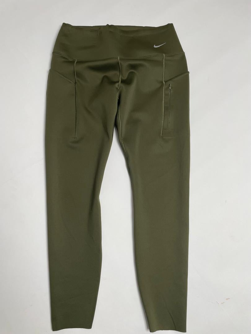 Legging Nike Go Femme Vert Kaki avec Poches
