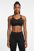 Mannequin africaine portant la brassière Nike noire - Vue de face