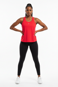 Mannequin africaine portant le débardeur Nike rouge - Vue de face