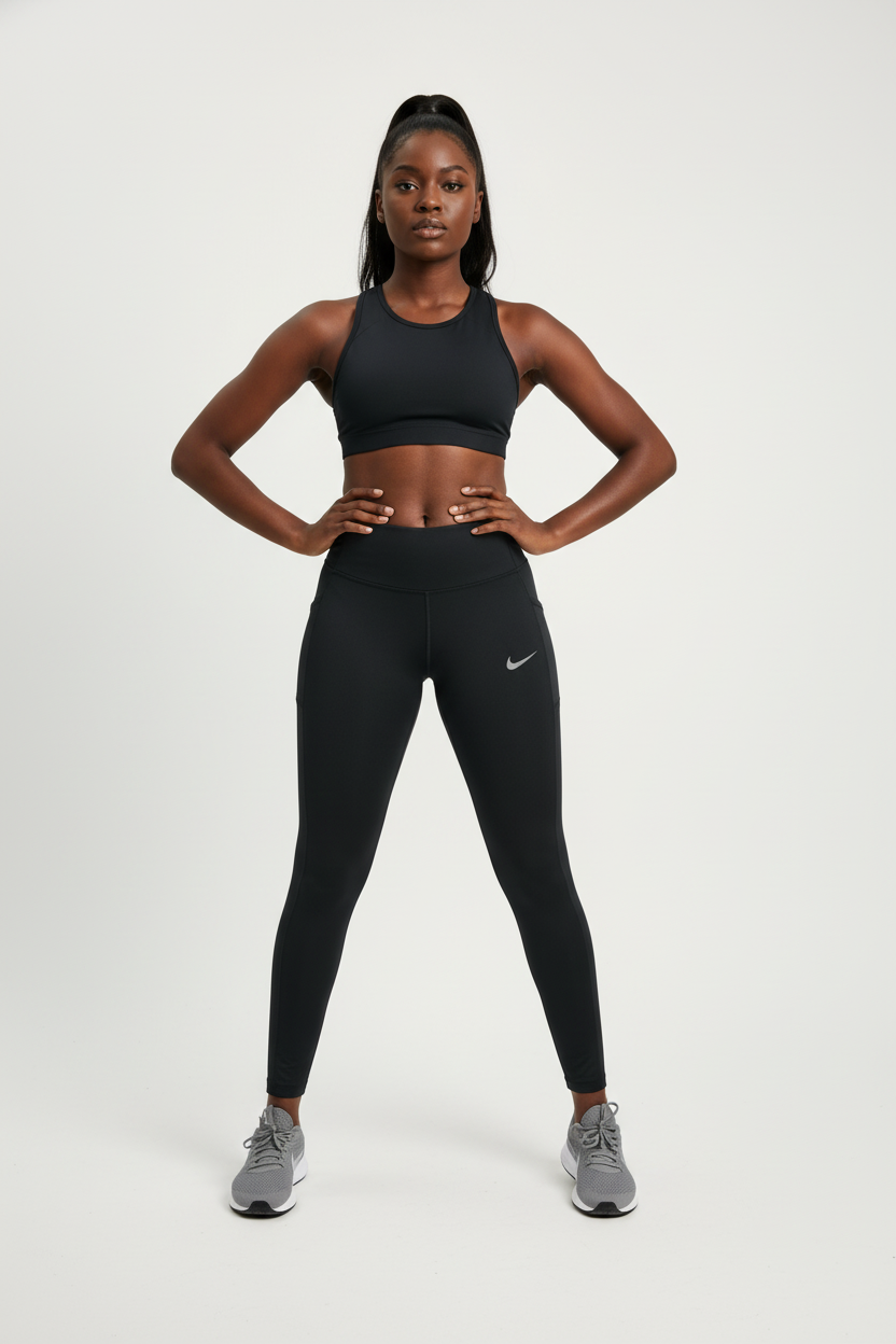 Mannequin femme avec legging Nike noir - Vue de face