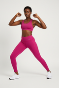 Mannequin femme avec legging rose fuchsia - Vue de face