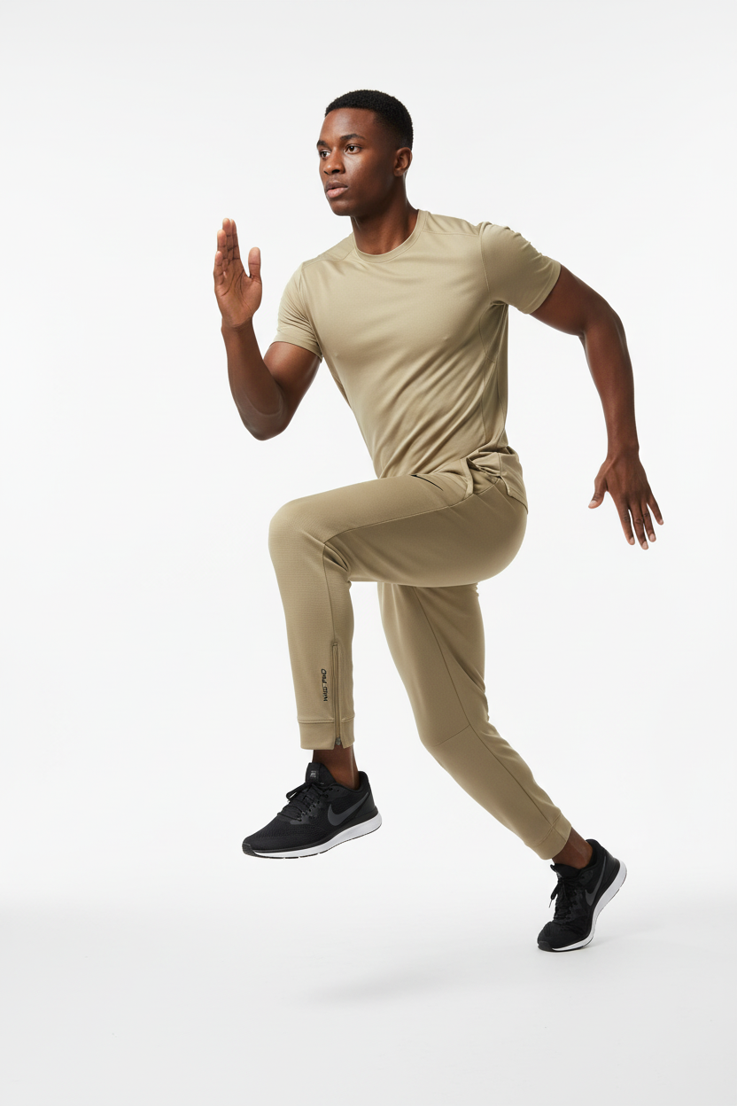 Mannequin sportif portant le pantalon Nike Pro - Pose 2