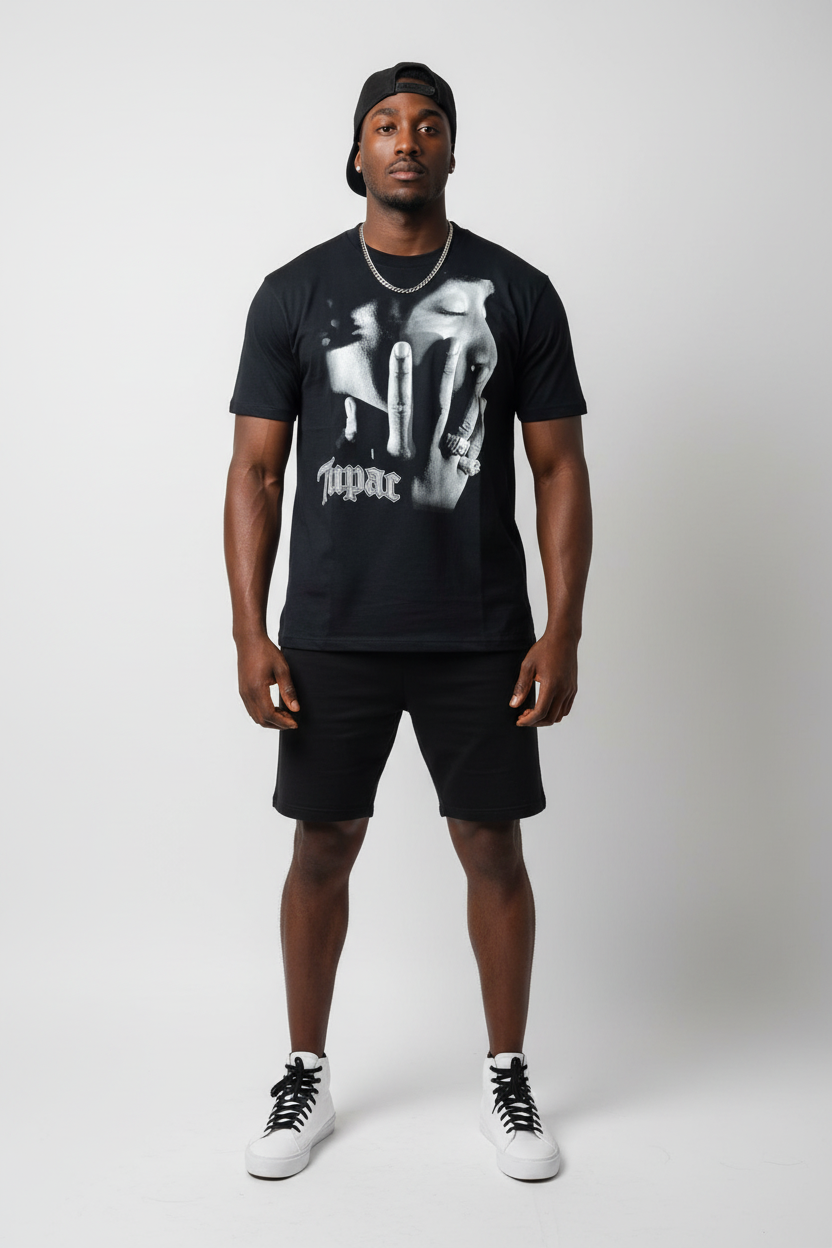 Mannequin sportif vue de face avec short