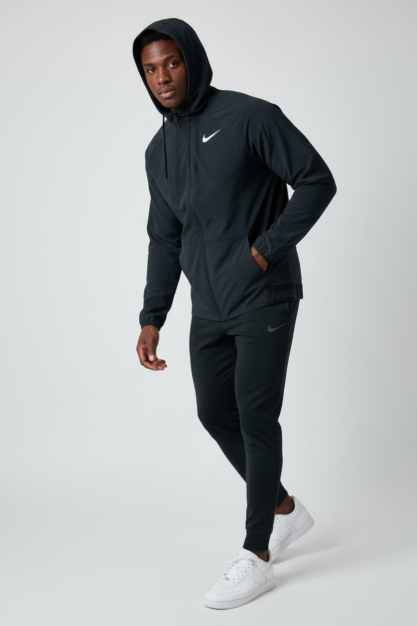 Mannequin sportif vue trois-quarts