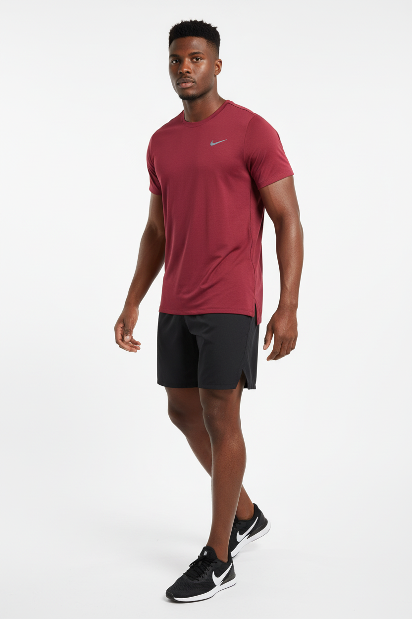 Mannequin sportif vue trois-quarts