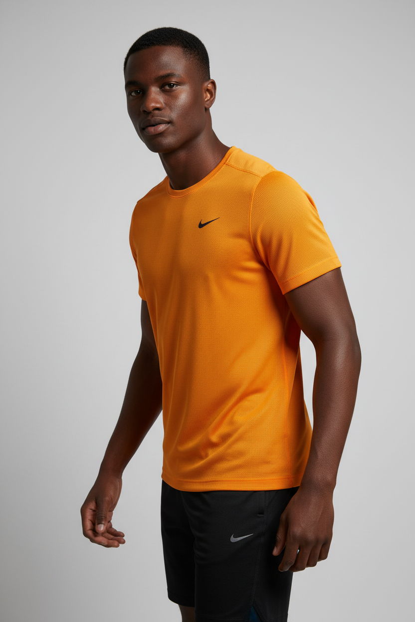 Mannequin sportif vue trois-quarts